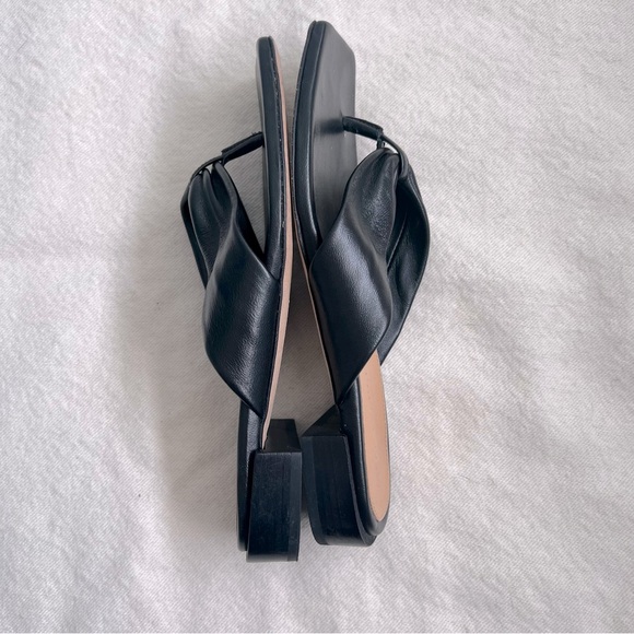 Dear Frances Wrap Sandals, Black 6.5 - Picture 6 of 7